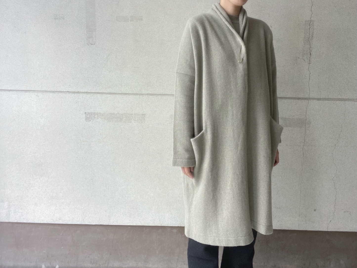 eighty88eight: evam eva【エヴァムエヴァ】wool sable robe